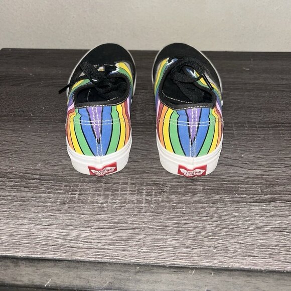 Vans Authentic Refract Rainbow Athletic Skate Sneakers Women’s 7.5 Men’s 6 - Picture 6 of 8